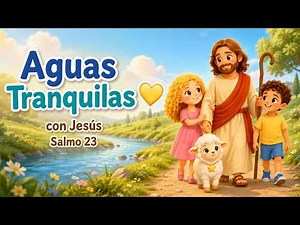 Psalm 23 for Kids 🌿 Jesus Leads Me Beside Still Waters