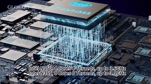 Firewall Mini PC 8 Core i3 N300, DDR5 8GB RAM 128GB NVMe SSD, 6 x 2.5GbE i226V LAN Fanless Computer Hardware, Micro Router Appliance, AES-NI, OPNsense, USB-C Port, TF Card Slot
