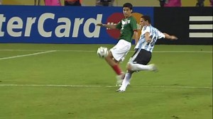 Maxi Rodriguez's incredible volley knocks out Mexico - FIFA World Cup moment