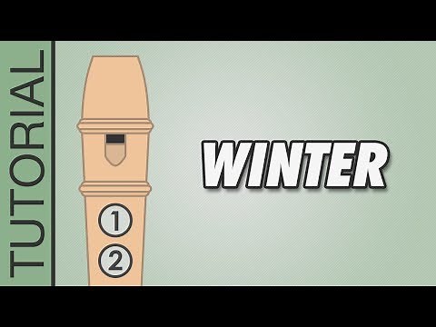 Vivaldi - Winter - Recorder Tutorial