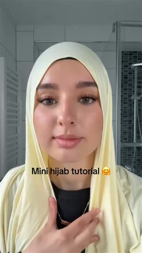 Quick Mini Hijab Tutorial for Beginners