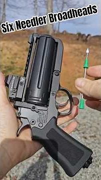 Six Needler Penetration with Big Bore Broadhead Blowgun Darts from Cold Steel