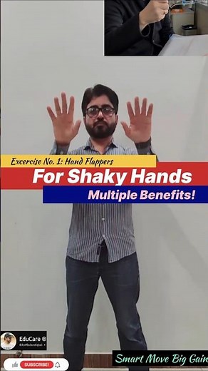 Excercises for #shaky Hands| Excercise No. 1 #Handsflapper #shakyhands #tremblinghands #handsstreng