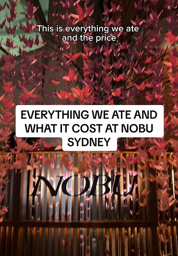 🍣 EVERYTHING WE ATE AND WHAT IT COST AT NOBU SYDNEY 🍣 easily the world's most recognised Japanese restaurant. With more than 50 Nobu’s located around the world - have you been to one? Let us know what you thought in the comments below. #nobu #nobusydney #nobuaustralia #noburestaurant #crownsydney #crown #japanesefood #japanese #sushi #sashimi