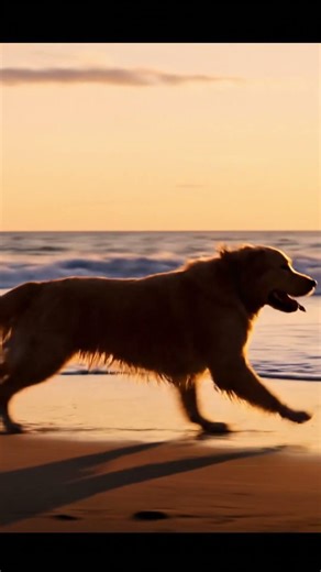 Golden Retriever Beach Routine! 🏖️ Daily Dog Exercise 🐕✨ #shorts #pets #dog