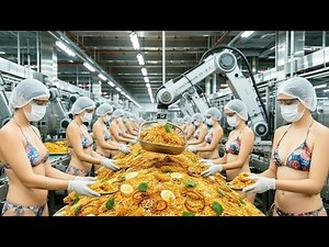 Inside the World’s Largest Biryani Plant – Chicken Biryani Production Process