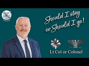 Lt Col or Colonel - Retirement Decision - Maximize your lifetime income