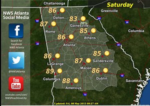 Weather: Expect Hot Temps, Chance of Storms in Decatur, Avondale Estates