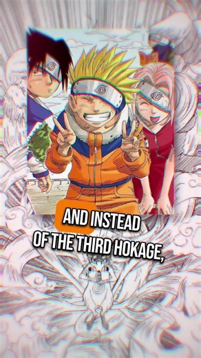 Naruto was NEVER supposed to be a Ninja.