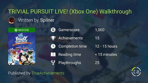 Trivial Pursuit Live! Walkthrough - Complete Game Guide