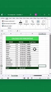 🔣Calcula los porcentajes automáticamente en Excel 365 📊🎓 Con Gráfico de Barras ⭐ #tipsexcel #TrucosExcel #excelfacil #AprendeExcel #Ofimatica #exceltips #cursoexcel #Excel #office | Exenova