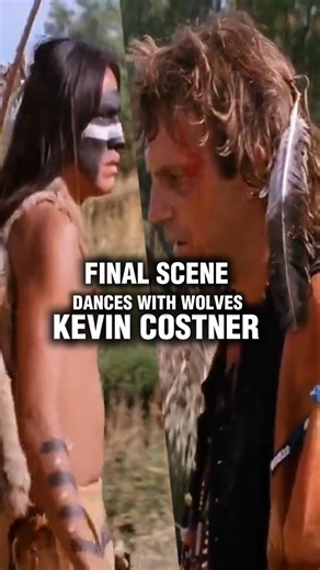 FINAL SCENE DANCES WITH WOLVES #kevincostner #movie #classicmovies
