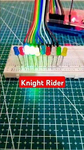 Knight Rider The Dance of LED Lights with Arduino