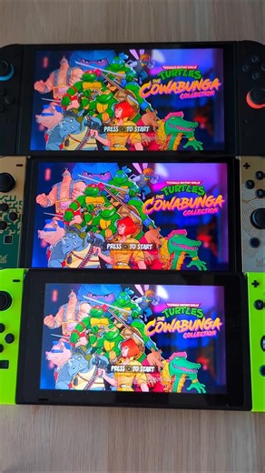 Teenage Mutant Ninja Turtles Cowabunga- Nintendo Switch 2 vs Switch OLED vs Switch Speed Comparison