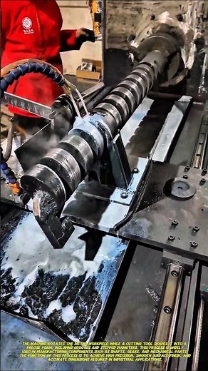 Precision Metal Turning Process – Advanced Lathe Machining in Action!.