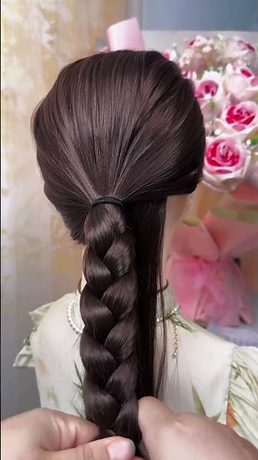 🎀 Elegant Twisted Braided Updo with Bow | Perfect Formal Hairstyle for Weddings & Events 💐