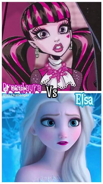 Draculaura vs Elsa Cosplay Battle | Monster High vs Disney