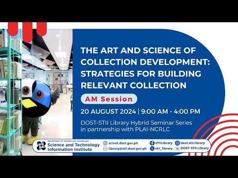 Art and Science of Collection Development: Strategies for Building Relevant Collection (AM) 8.20.24