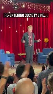 Conan doing string dance on his last show