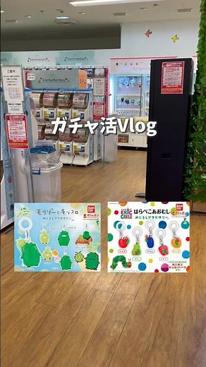 モリゾーとキッコロのガチャたまたま出会えて回せたからよかった😩 #vlog #ガチャガチャ #手元動画 #めじるしアクセサリー #ガチャ