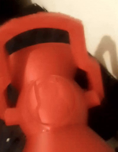 Red Lantern power battery with handle