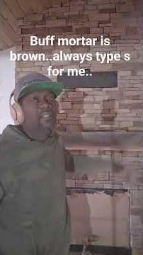 UNDERSTANDING THE MORTAR THAT GOES WITH YOUR STONE #masonry #fyp #constructionchannel #stonemason #