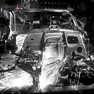 1950s GM Commercial. Chevrolet Fisher body Assembly Line. | Riga Master Workshop