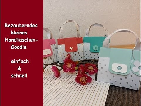 Bezauberndes kleines Handtaschen-Goodie - Geldgeschenk/Tischgoodie/Mitbringsel - Stampin´ Up!®