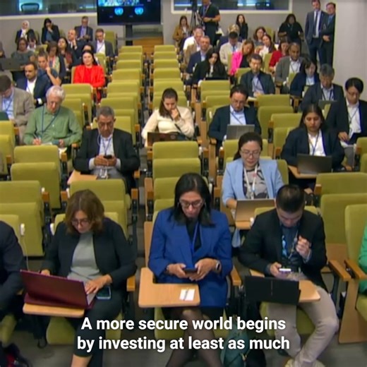 The world is spending far more on waging war than on building peace, United Nations Secretary-General António Guterres said earlier this year, launching a report showing that in 2024, global military spending surged to a record $2.7 trillion. A UN News story that defined the past year: https://news.un.org/en/story/2025/09/1165809 | United Nations News