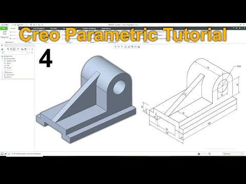 Creo Parametric Part Tutorial In Hindi | Creo Part Modelling Tutorial For Beginners