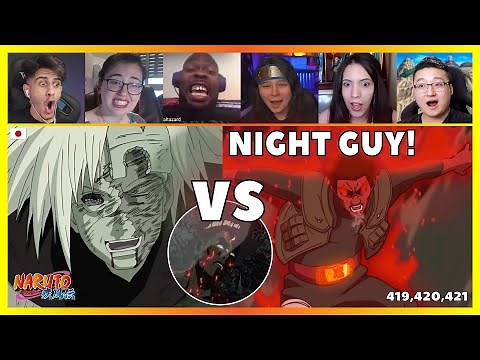 GUY vs MADARA | Reaction Mashup [Naruto Shippuden 419,420,421] ナルト 疾風伝