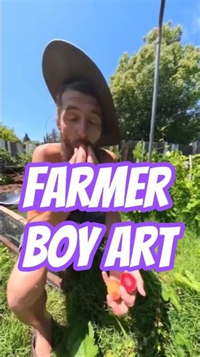 Urban Farmer Boy Lifestyle In Action #gardening #farming #pets #entertainment