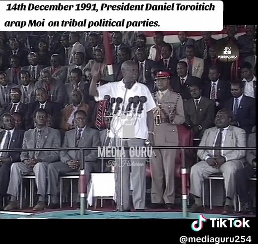 President Daniel Toroitich arap Moi's Speech on Tribal Political Parties | Historic Moment