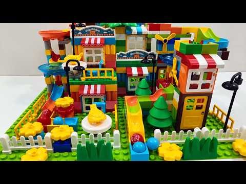 🏡 City Marble Run Adventure – Crazy Speed Slides & Spinning Fun!