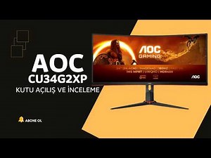 AOC 34" 180 Hz. Curved Gaming Monitör - AOC CU34G2XP