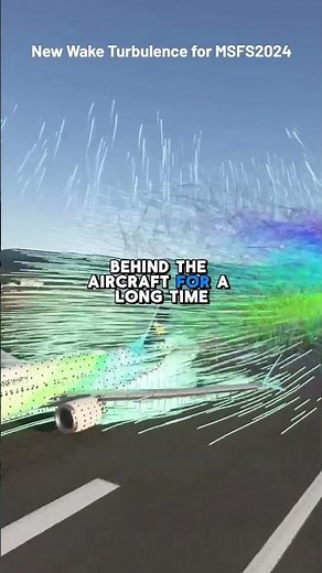 Wake Turbulence in Microsoft Flight Simulator 2024