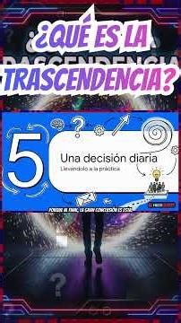 ¿Qué es la trascendencia? | La respuesta que te hará pensar