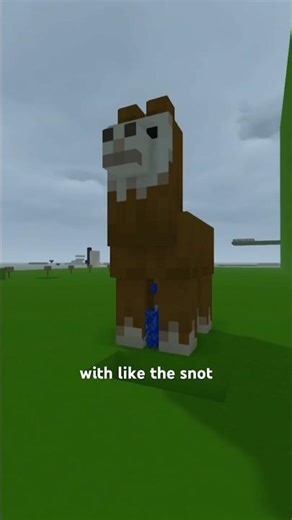 POTTY TRAINED LLAMA #minecraft #custom #llama #build #command #particles #funny #moments