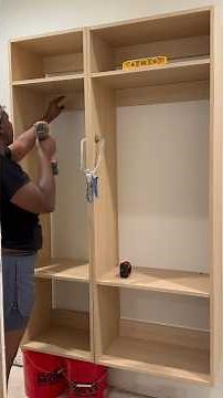 Walk In Closet Transformation #modularcloset #closetbuiltins #diycloset