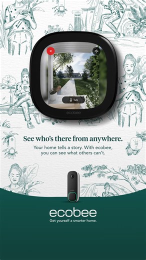 Your home tells a story. With our Smart Doorbell Camera, you can see what others can’t. Get yourself a smarter home. | ecobee | Facebook