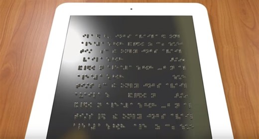 Esta tela com sistema Braille pode ser o que faltava para termos tablets para cegos • Tecnoblog