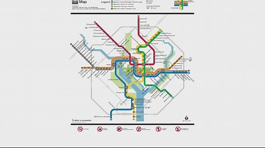 Metro unveils new Metrorail map with the new Silver Line stations