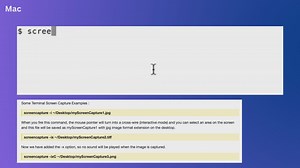 macOS Taking Screen Capture using Terminal