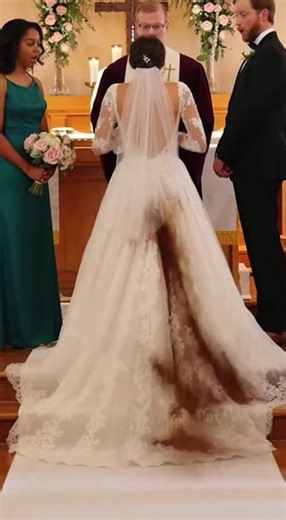 Wedding Dress Malfunction Causes Chaos at Ceremony