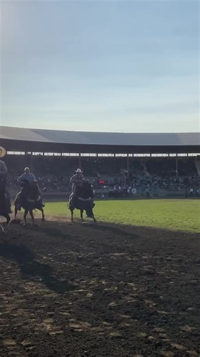 It’s a family affair for Pake Sorey, our 2023 champion steer roper. The Pendleton man’s father and brother joined him on his victory lap! | Pendleton Round-Up