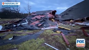 Watch: Severe storms leave extensive damage in Paducah, Kentucky