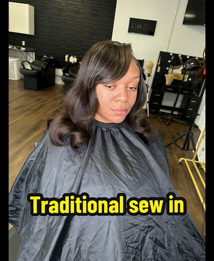 Cute lil classy sew in 🤏🏾 #viralpost2025シ #viralreelsシ #viralreelsfacebook #fypageシ #fypシ #explorepageviral #wigsonhand #explorepage #viral #hairreels #hairreelsvideo | Kellys Hair