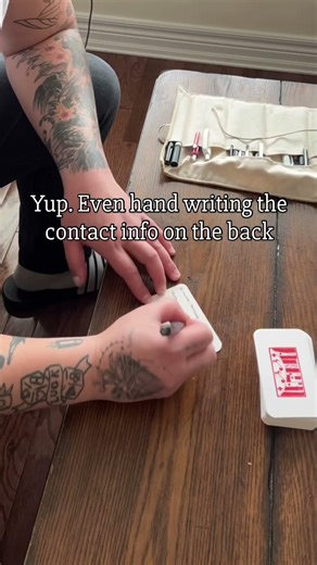 I feel like those fancy coffee places that hand stamp their cups #artistlife#artlife#tattooartist