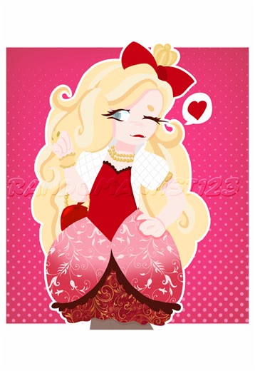 Apple white fanart : D Hope you all enjoy this ૮(˶ᵔᵕᵔ˶)ა Check out out my bestie: @Pr0_Miss Tags🏷️: #everafterhigh #applewhite #fanart #fyp #artist