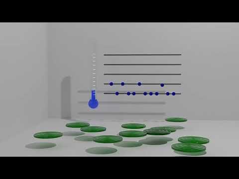 Bose-Einstein condensate formation animation